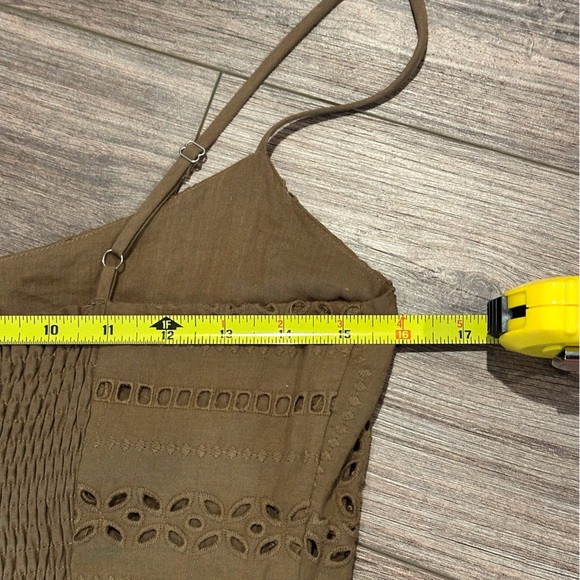 NWT! DELUC Masson Dress Brown Eyelet Size Small - Picture 8 of 13